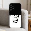 P-Panda illustration    Phone Case For Samsung S25,S24,S21,S22,S23,S30,Ultra,S20,Plus,Fe,Note,10,9,5G Black Cover