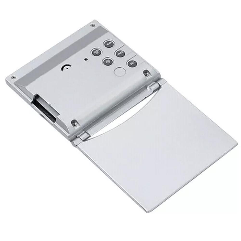 Home Use Digital Alarm Clock Digital Travel Clock With Thermometer Alarm Timer Clock Preinstalled Battery Built-in Thermometer