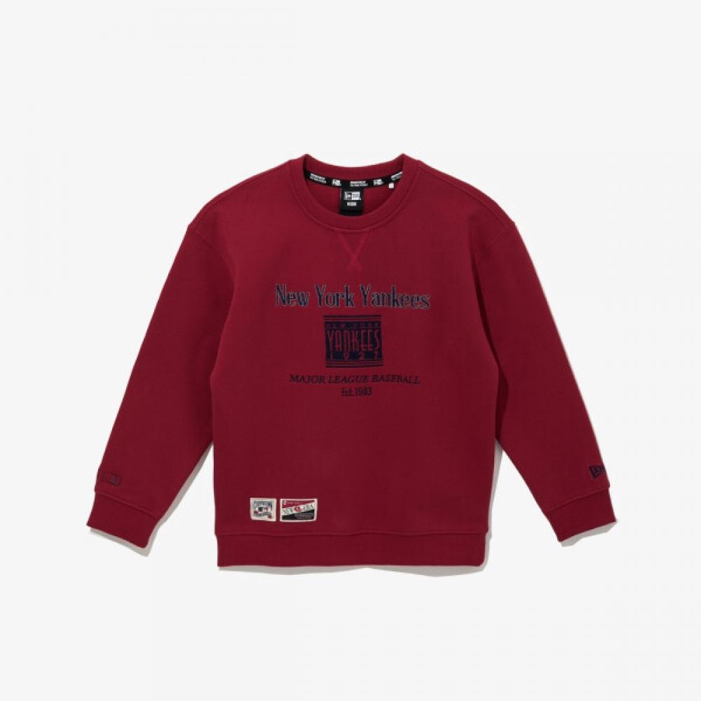 

New Era Mlb Sweatshirt New York Yankees Savvy Red Cooperstown Savvy Red/140 (10 years old)