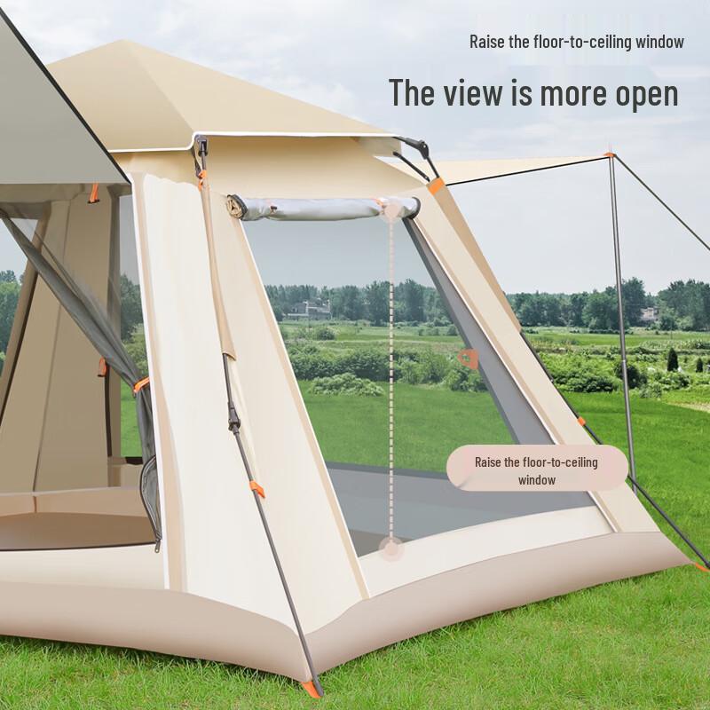 OEING Automatic Thickened Outdoor Camping Tent with Mat