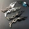 Chrome Black Custom Rearview Rear View Mirrors Blue For Harley Motorcycle Cruiser Chopper Dyna Electra Glide