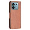 For Xiaomi Redmi Note 13 Pro 5G/Poco X6 5G Leather Wallet Case Solid Color Stand Phone Cover