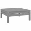 VidaXL Solid Pine Wood Garden Footrest Patio Stool Terrace Footrest Outdoor Furniture Stool of 806579