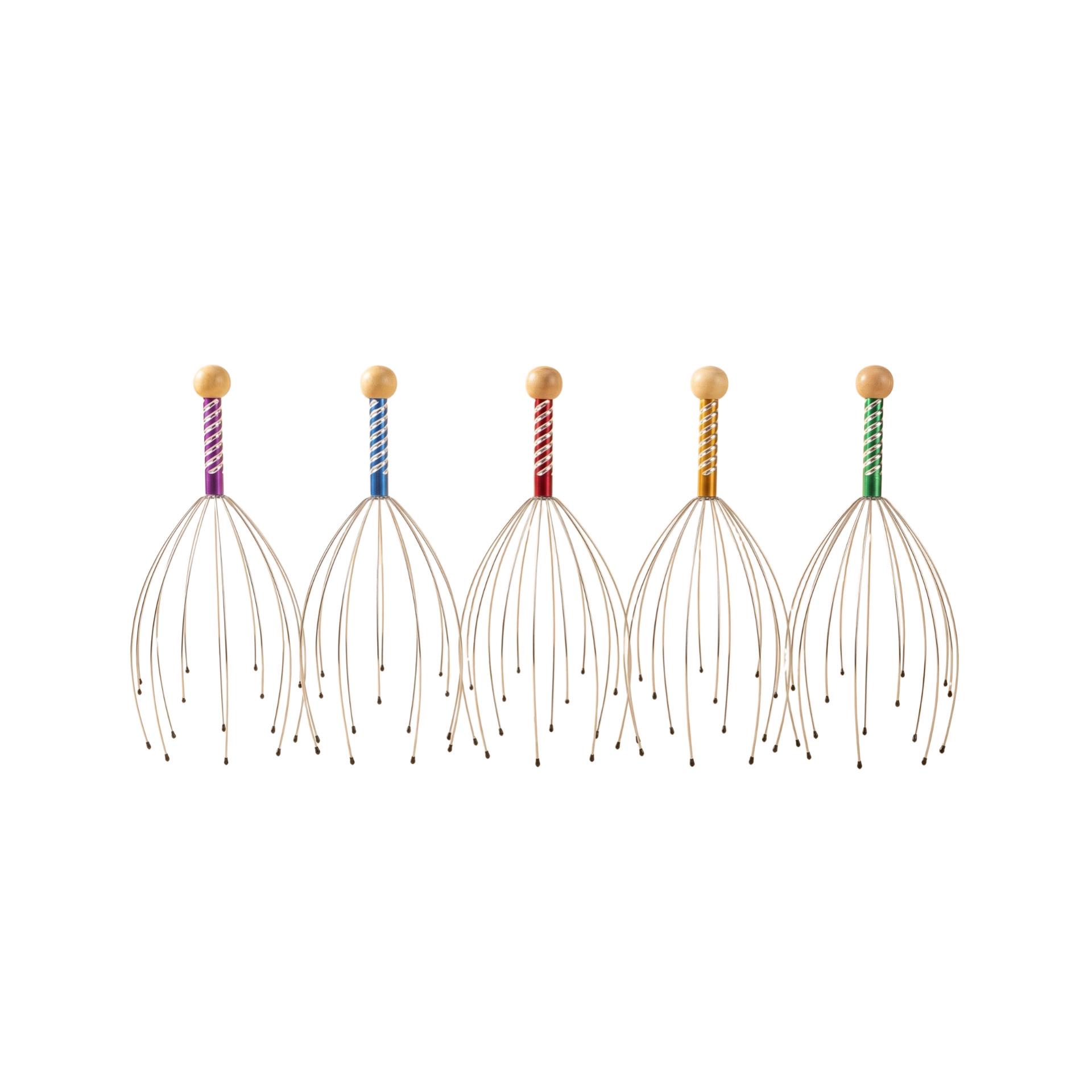 Steel Wire Octopus Scalp Massager – Handheld Head Massager for Relaxation