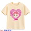 KPop Demon Hunters Children's Cartoon Print T-shirt