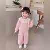Kids Casual Long-Sleeve Set, Comfortable Daily Wear Outfits