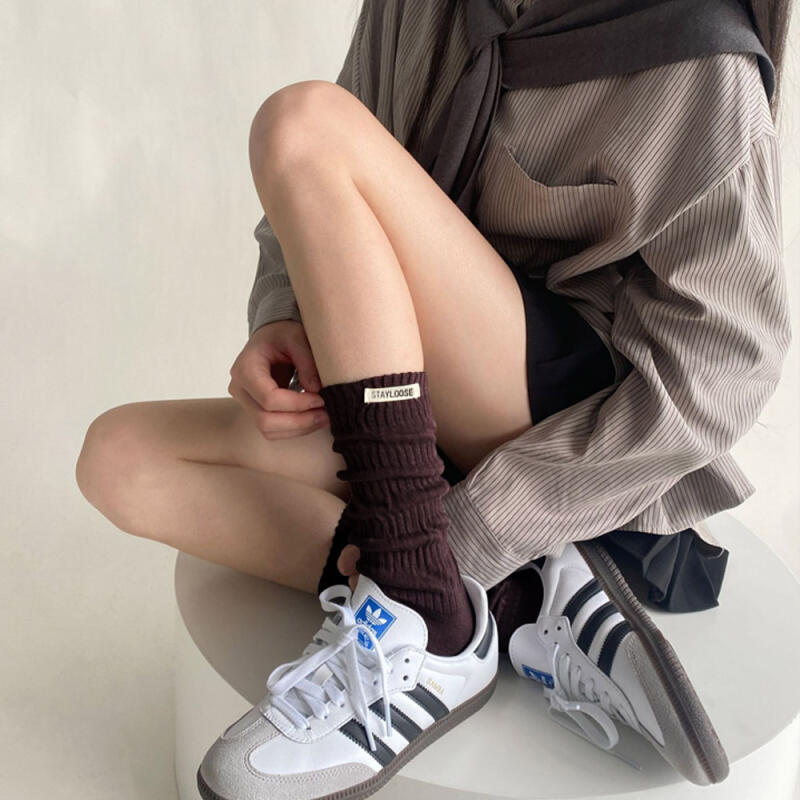 Revna Loose Fit Long Neck Boneless Compression Wrinkle Socks