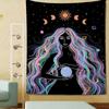 Indian girl tapestry mandala bohemian decoration lace hippie witchcraft divination custom your pattern