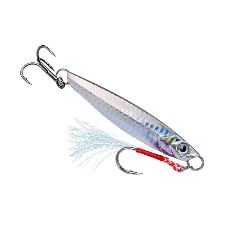 13g/30g/60g Jig Lure Saltwater Fishing Lures Fast Sinking Jigging Baits Fishing Lures Swimbait for Walleye