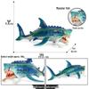 Marine Animal Simulation Model Figures: Shark, Dolphin, Hammerhead, Crab, Squid, Starfish for Kids' Education