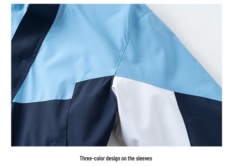 Thickened Fleece-Lined Winter School Uniform Windbreaker Set for High & Middle School Students