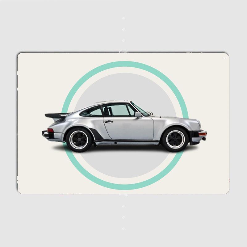 Luxury Sports Cars 911 930 Turbo Retro Metal Poster Sign Garage Club Mural Bedroom Bar Wall Room Decoration Home Decor