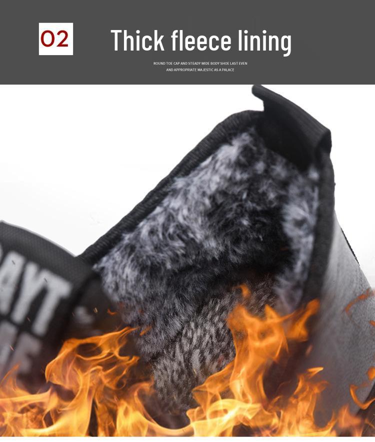 25th Anniversary Ultra-Light Non-Slip Fleece-Lined Cotton Shoes for Men and Women - Winter Internet Sensation