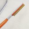 Pizza Oven Stone Brush Scraper BBQ Cleaner Barbecue Oven Brushes Stainless Steel Copper Wire Brush Kitchen Utensils 22.6" 57.5cm