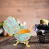 Hand Made Enameled Easter Egg Jewelry Box Organizer Home Desktop Decor Ornaments Gifts