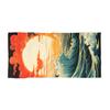 Tropical Sunset Beach Towel Microfiber Absorbent Quick Dry Lightweight Sand Free Oversized Towel Stylish for Camping Vacation