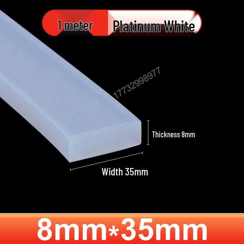 High-Temperature Resistant Transparent Silicone Rubber Sealing Strip