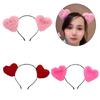 Love Heart Headband Party Hairband Girl Music Festival Hairhoop Hair Ornament Valentines Sweet Hairband