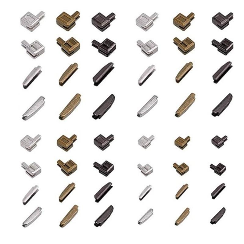 Metal Zips Repair Set Zippers Repair Tool Insertion Pin Zippers Bottom Zippers Stopper For Sewing Clothing Jackets