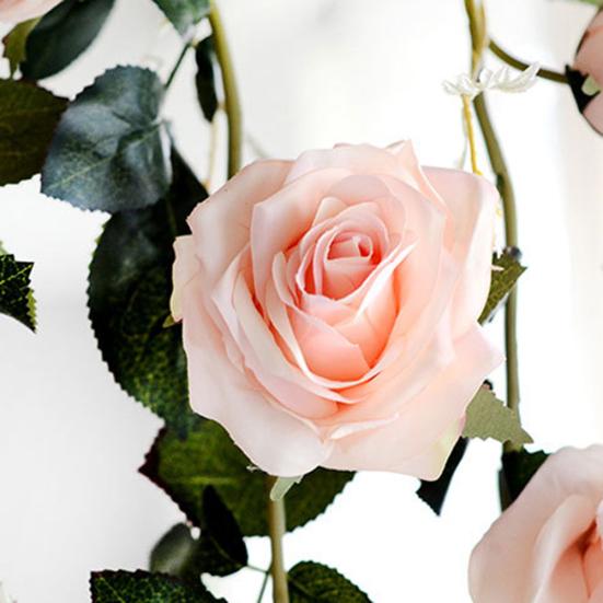 180cm Artificial Rose Flower Ivy Vine String Home Wedding Hanging Decoration