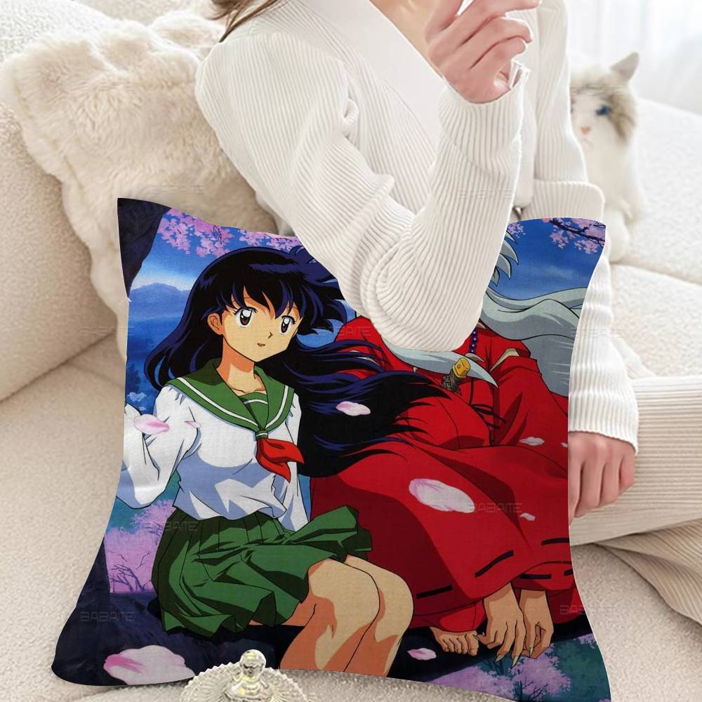 I-Inuyasha Anime Pillow Anime Pillow Sofa Bed Head Pillow Cover Cushion Cover 45x45 Cm Fashion