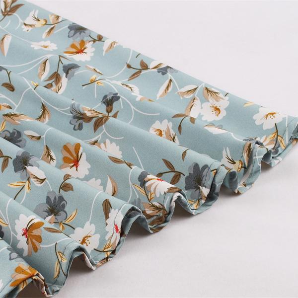 Women Summer Floral Print Sleeveless O Neck A Line Slim Midi Dress