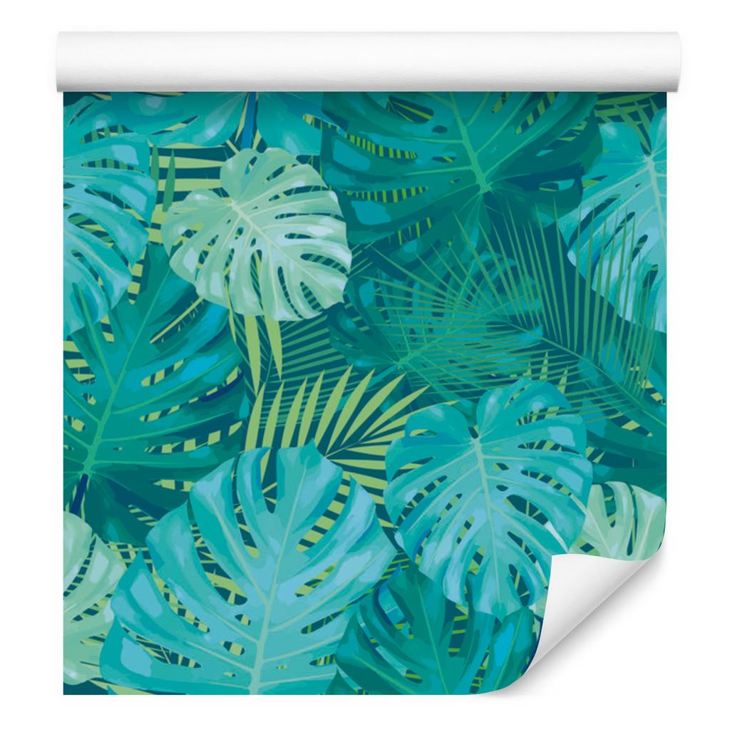 Exotic Monstera Leaves Wallpaper for Living Room and Bedroom 50x1000