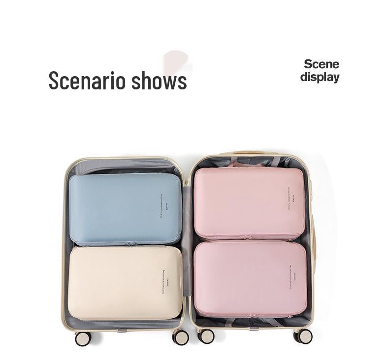 Waterproof Travel Storage Set: Compression Bags for Pajamas & Underwear - Ideal for Business Trips & Suitcases