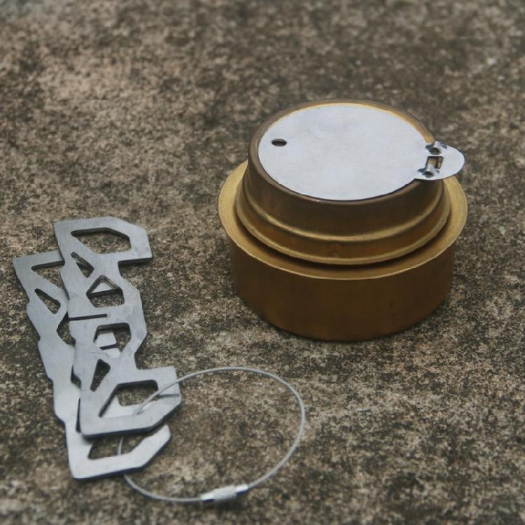 Outdoor Camp Alcohols Stove Crosses Stand Stainless Steel Picnics Stove Rack for Camp Hiking