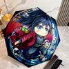 Japanese-style Cartoon Demon Slayer Kamado Tanjiro & Kamado Nezuko Umbrella Including Home Travel and Outdoor Activities Multi Functional Umbrella 2