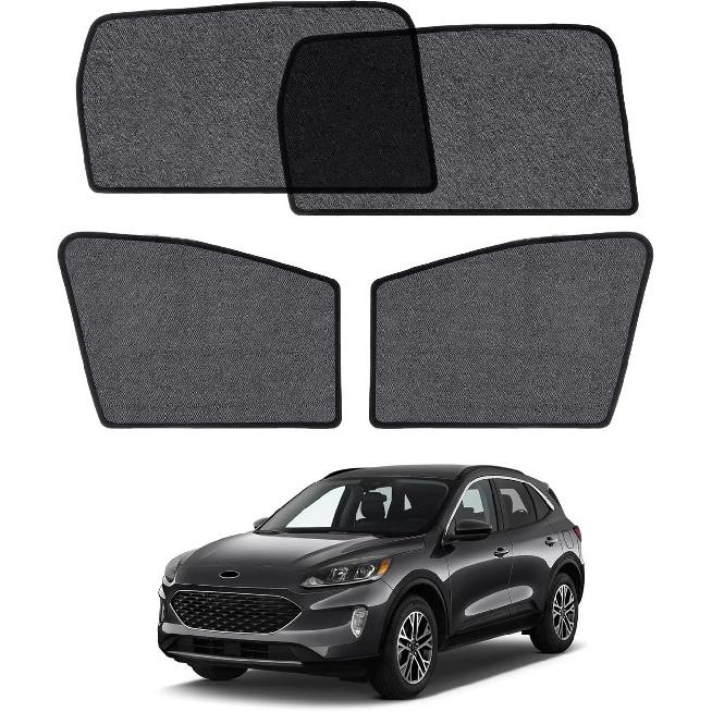 Car Window Shade for Subaru Forester -2024,2 Pack UV & Glare Protection, Breathable Privacy Screen, ect & Bug Blocker Magnetic Mesh Side Rear Sun