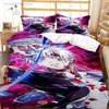 3D Print Anime Jujutsu Kaisen Gojo Satoru Bedding Set Double Twin King Duvet Cover Comforter Pillowcase Boys Girls Adult Bedroom