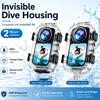 61M Underwater Waterproof Case for Insta161 X6 Dive Housing Anti Fog Clear Lens Surf Snorkel Action Camera Vlog Accessories