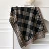 Plaid Shawl Women'S Autumn And Winter Versatile Cape High-End Sense Outer Blanket Imitation Cashmere Fringed Shawl