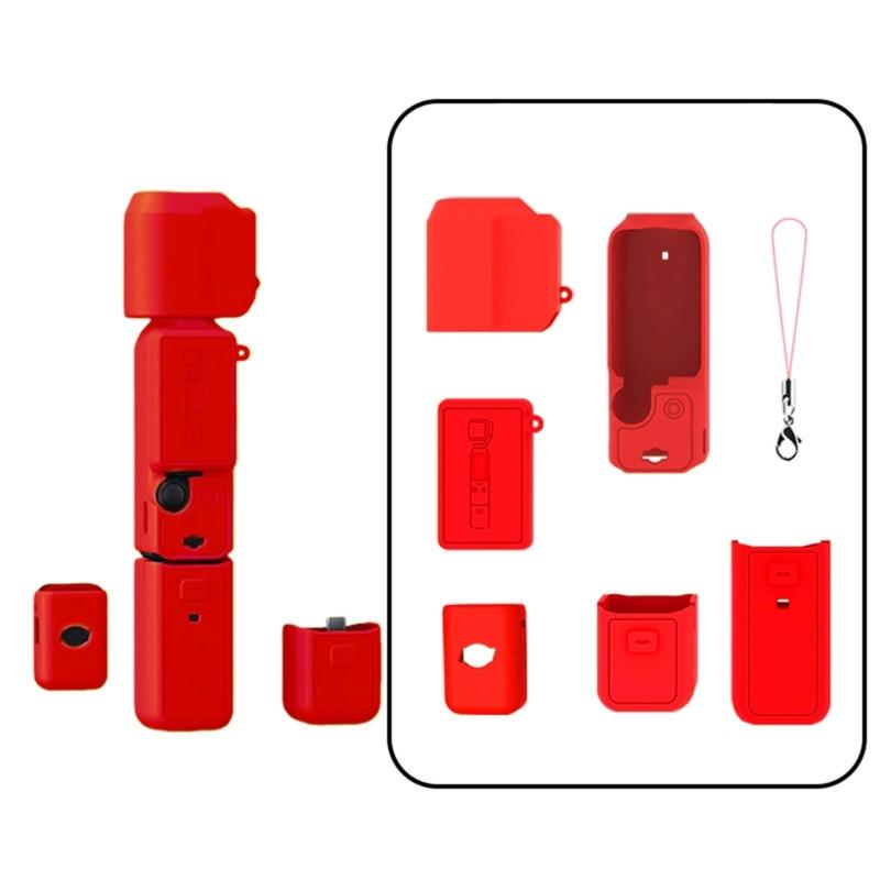 Flexible Silicone Case Skin for Pocket 3 Camera Cover Protector Precise Cutout and Enhanced Grip Suitable for Vloggers