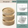 Handmade Bamboo Steamer Basket Set