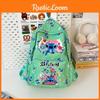 Cartoon Lilo Stitch Backpack Middle School Students Breathable Nylon Material