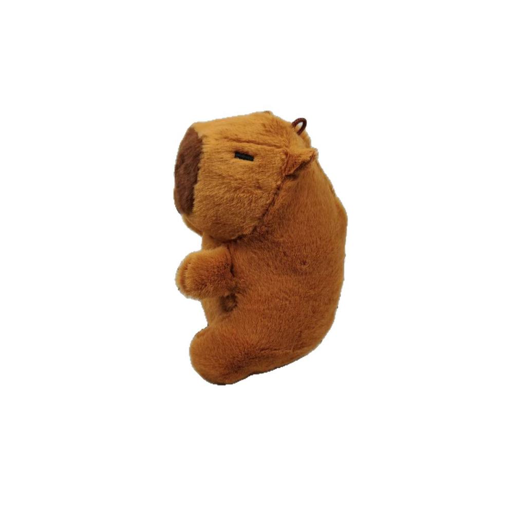 Creative Funny Karma Doll Pendant Plush Toy Capy Guinea Pig Schoolbag Accessories Cute Keychain Doll