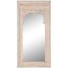 Wall Mirror - HOME ESPRIT - Natural Glass Model - Mango Wood - 90 X 3.5 X 180 Cm - Ethnic