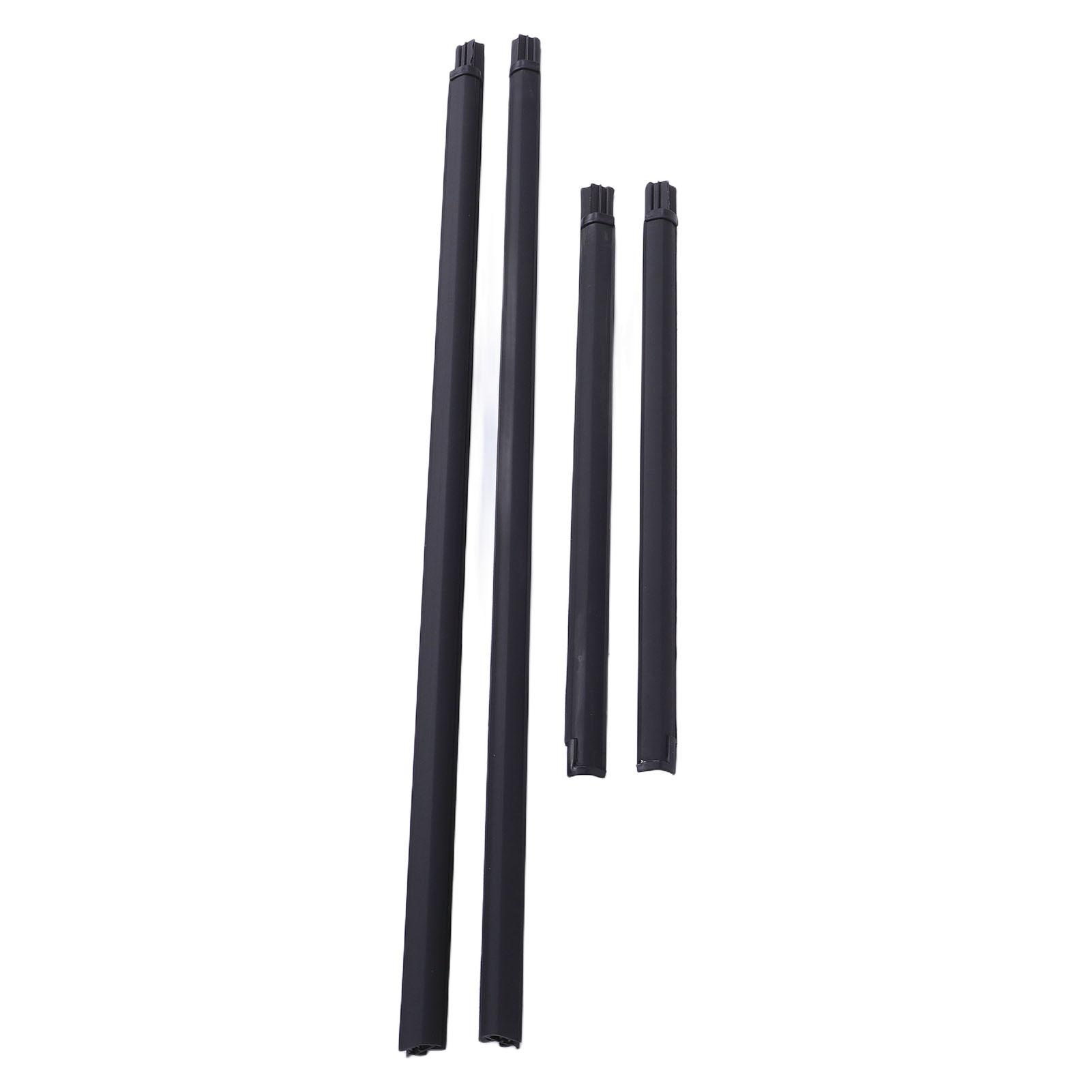 4PCS Car Window Seal Belt Set 80821 0W000 Rubber Window Weatherstrip Trim Seal Replacement for Pathfinder 1995 2004