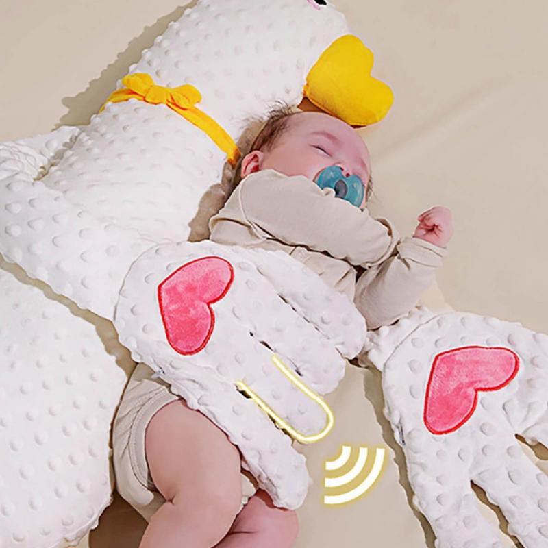 Baby Patting Sleeping Toy Palm Hand 3 Speed Startle Prevention Pat Pillow Duck Pregnancy Aid Companion for Pregnancy & Toddler