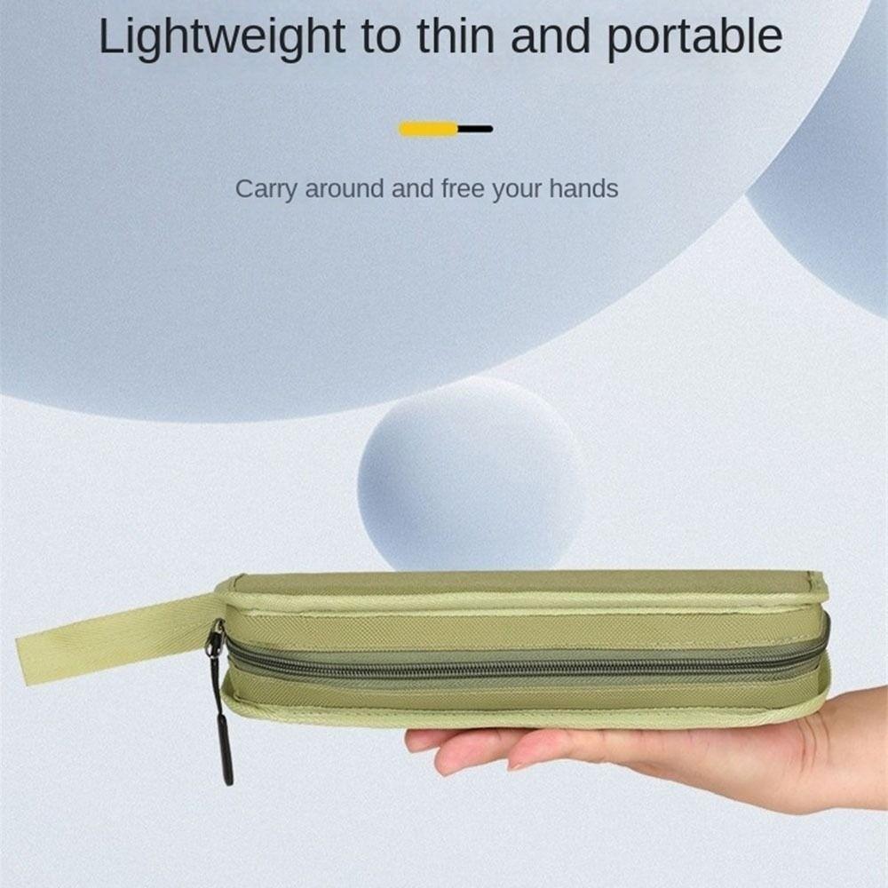 Ultra-light Folding Stool Oxford Cloth Outdoor Picnic Bench Portable Zipper Campstool  Outdoor