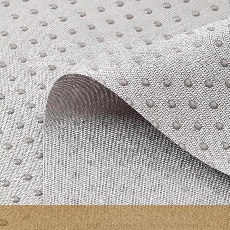 Polyester Anti Slip Cotton Fabric Drill Dotted Anti Skid NonSlip Gripping Material Rubber Coating Mat Cloth DIY Sewing Fabric