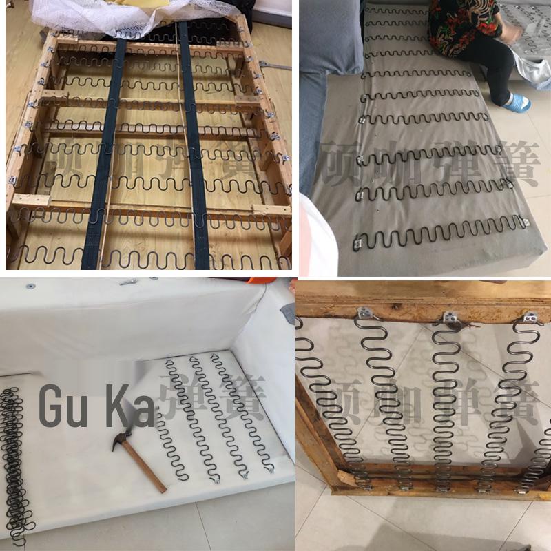 Zesílená sada cik-cak pružin pro opravu pohovky