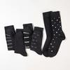 6 Pairs High Quality Business Men Socks Cotton Casual Soft Compression Fashion Design Brand Male's Black Plus Size Dress Sock