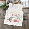Kids' Cotton Sleeveless Summer Camisole: Lightweight Vest for Boys and Girls