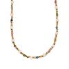 S925 Silver Natural Tourmaline White Crystal Color Treasure Necklace Women'S Personality Advanced Sense Handmade Beaded Temperament Clavicle Chain