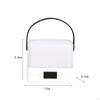 Elegant Nightstand Lamp for Bedroom Decor - Stylish Table Light with Clock Function