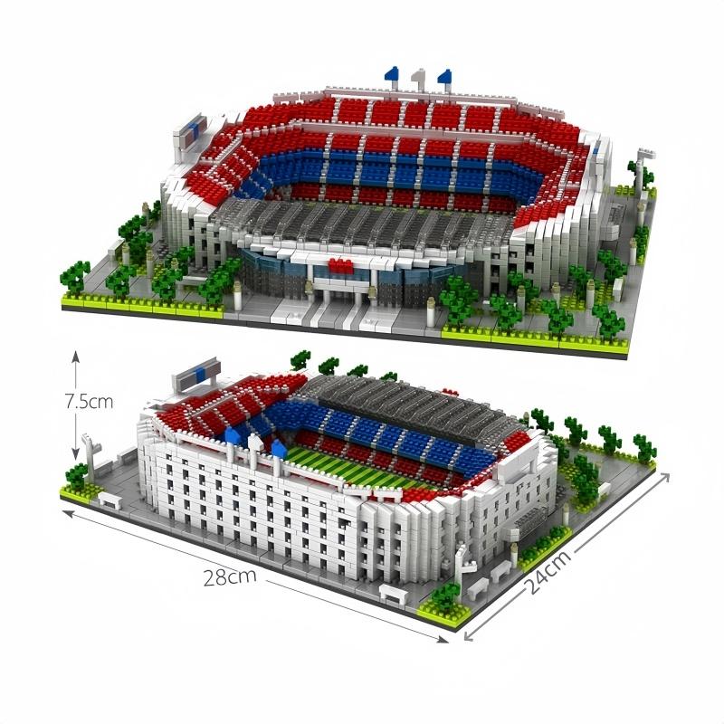 High-Quality Soccer High-Quality Stadium Tiny scale High-Quality Building High-Quality Block High-Quality Toy–High High-Quality Difficulty In bag