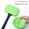 Car Glass Cleaning Brush - Windshield, Window & Dust Removal Tool with Wax Mop Attachment